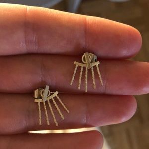 SOLD ❌Sterling silver geometric earrings